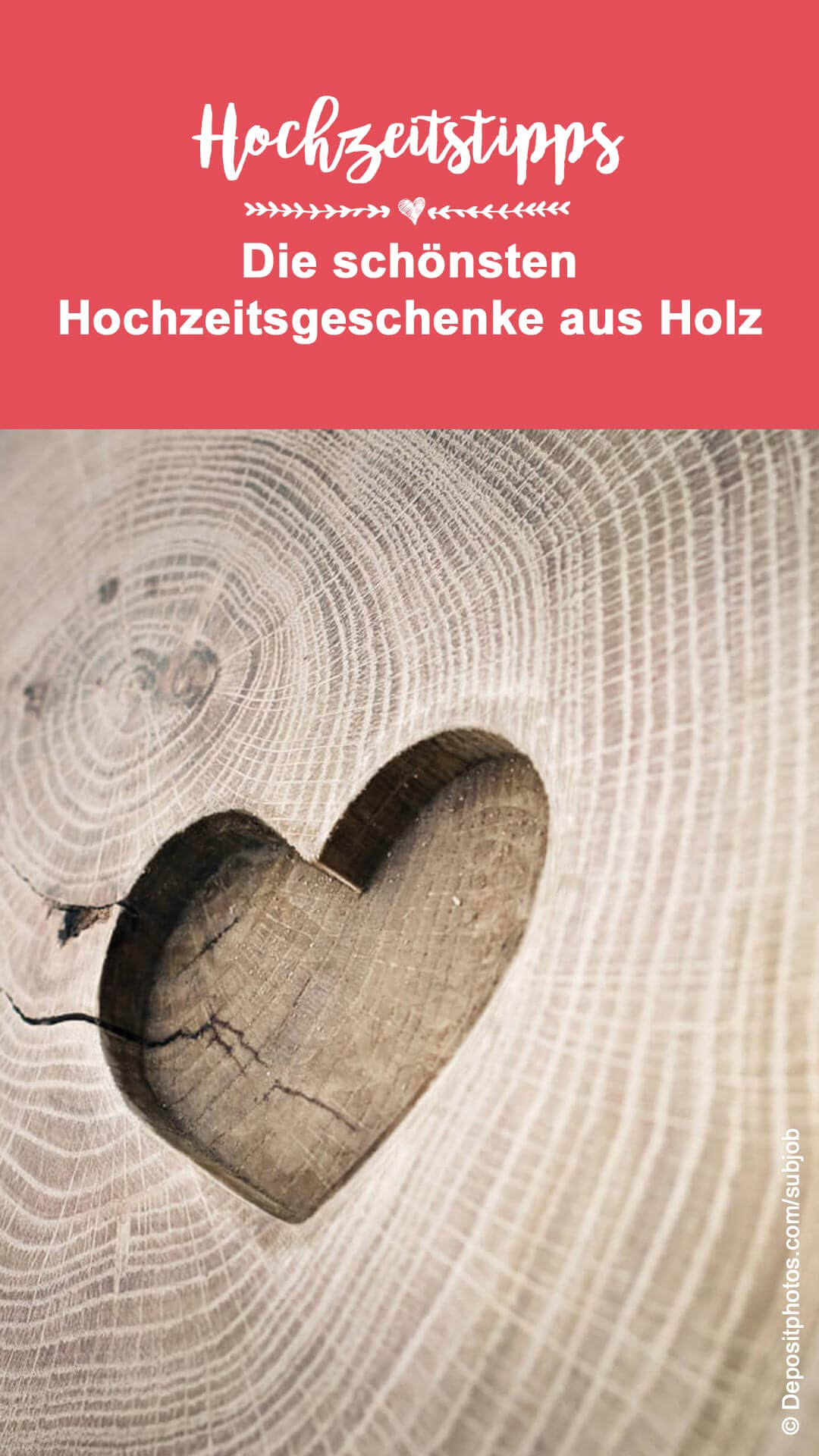 Geschenke zur Hochzeit aus Holz