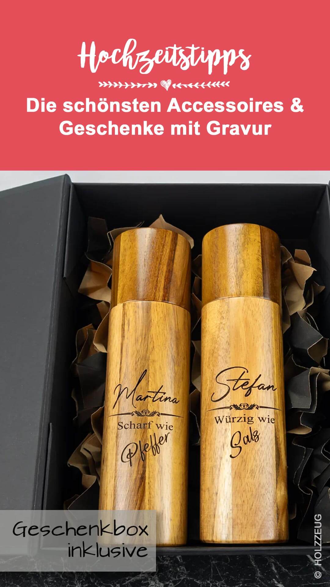 Graviertes Hochzeitsgeschenk