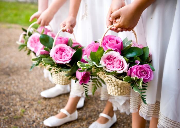 Blumenkinder zur Hochzeit