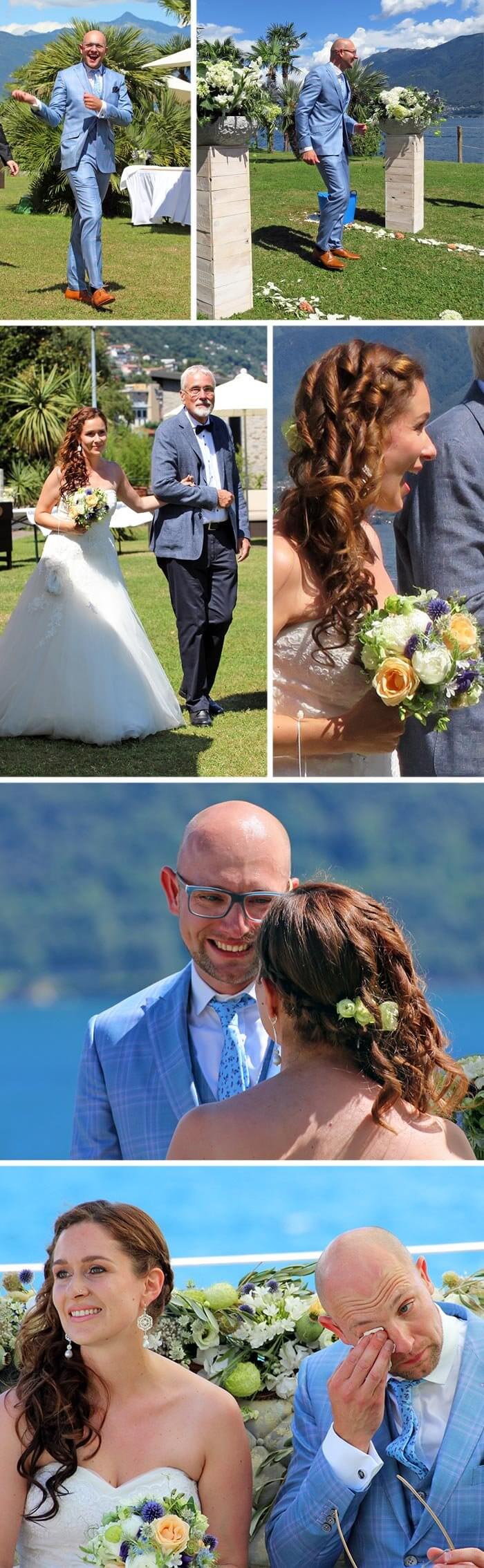 Hochzeit am See in der Schweiz
