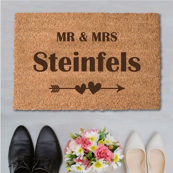 Fußmatte personalisiert Hochzeit