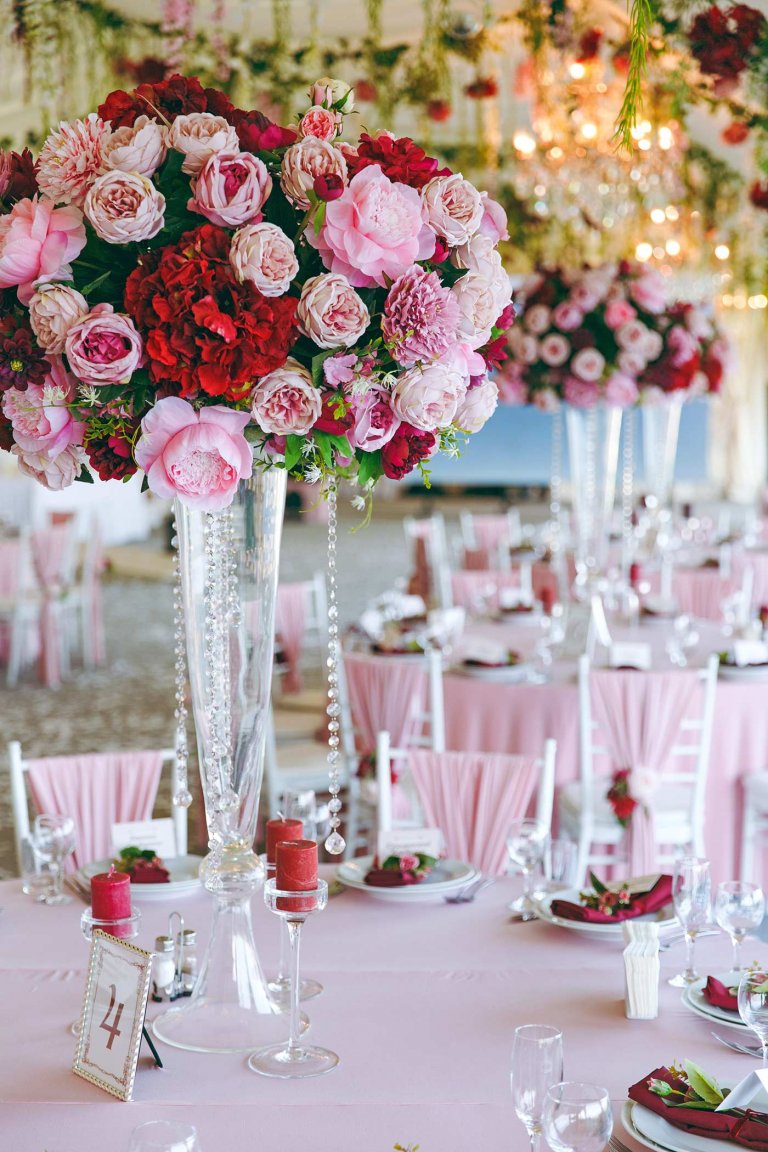 Tischdeko Blumen Hochzeit | Bildergalerie mit Ideen & Inspirationen