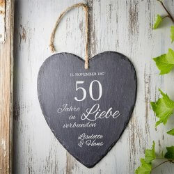 Geschenkidee 50. Hochzeitstag