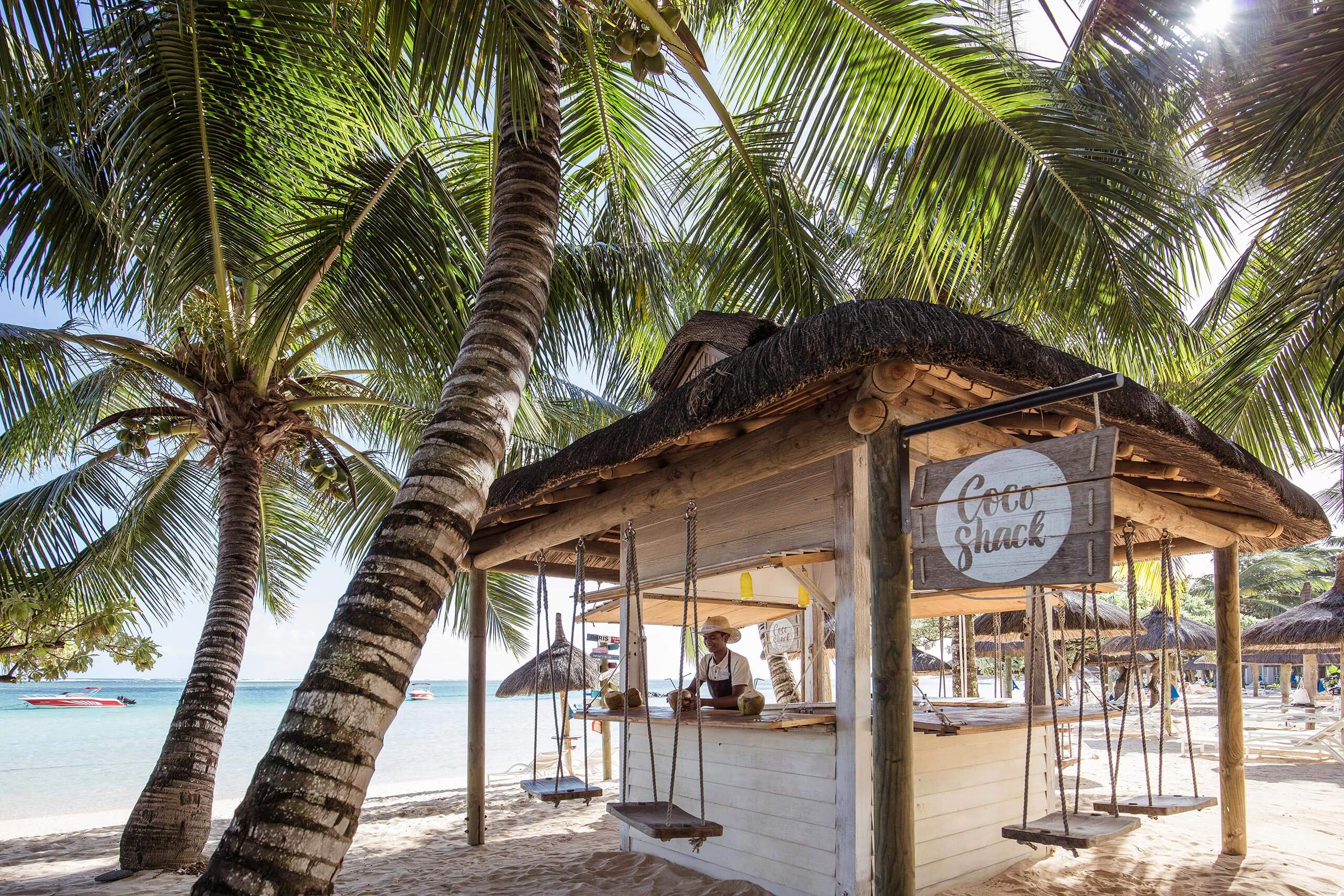 Mauritius Strandbar Flitterwochen