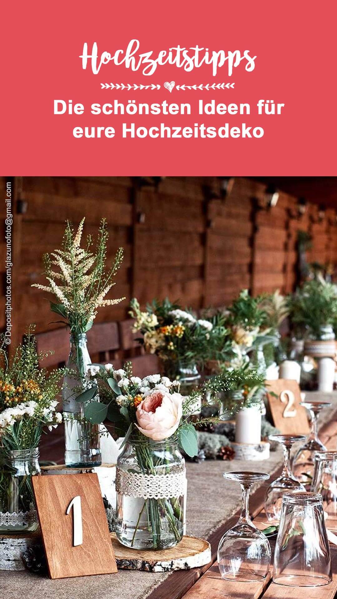 Idee Hochzeitsdeko