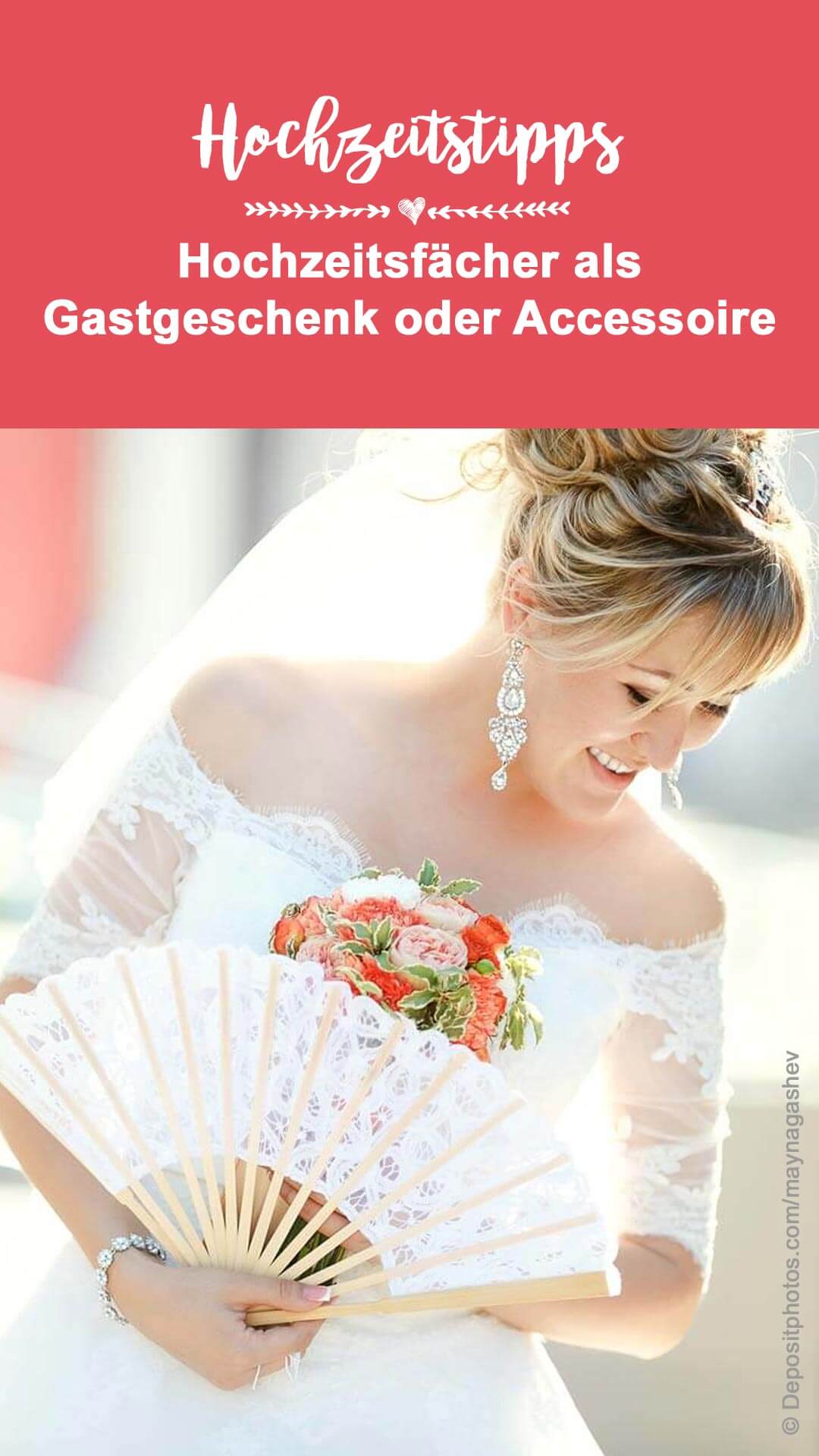 Fächer für die Hochzeit