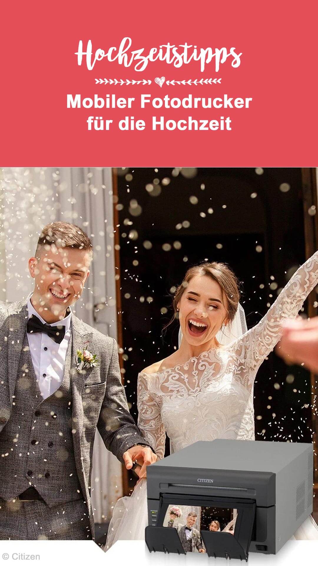 Fotodrucker für Hochzeit