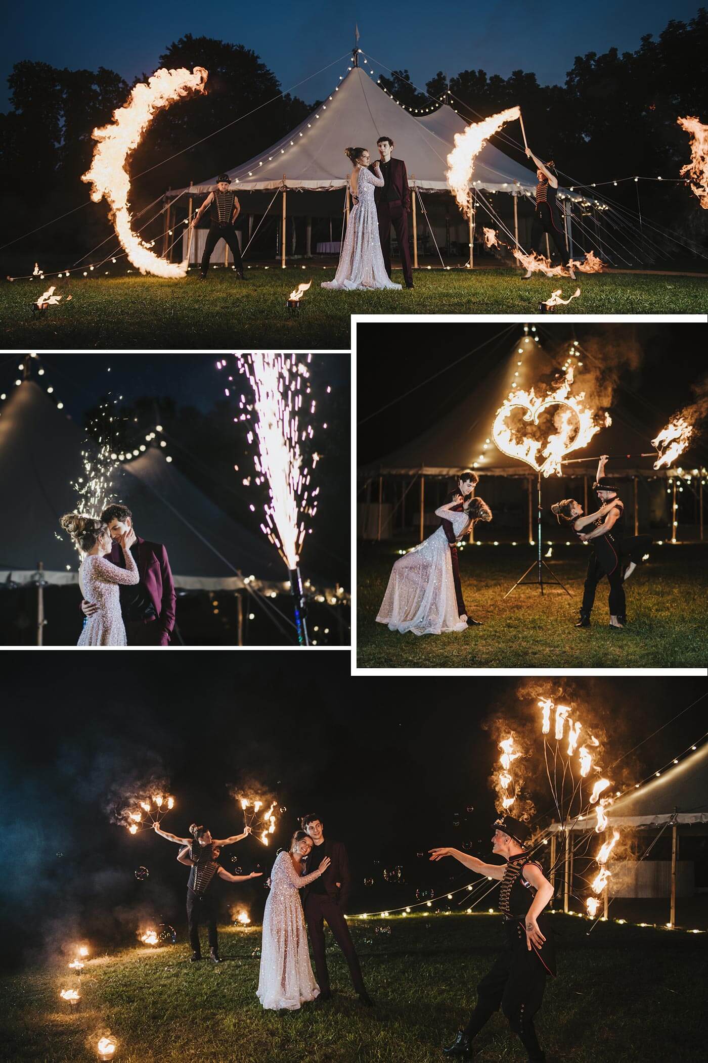 Hochzeit Feuershow