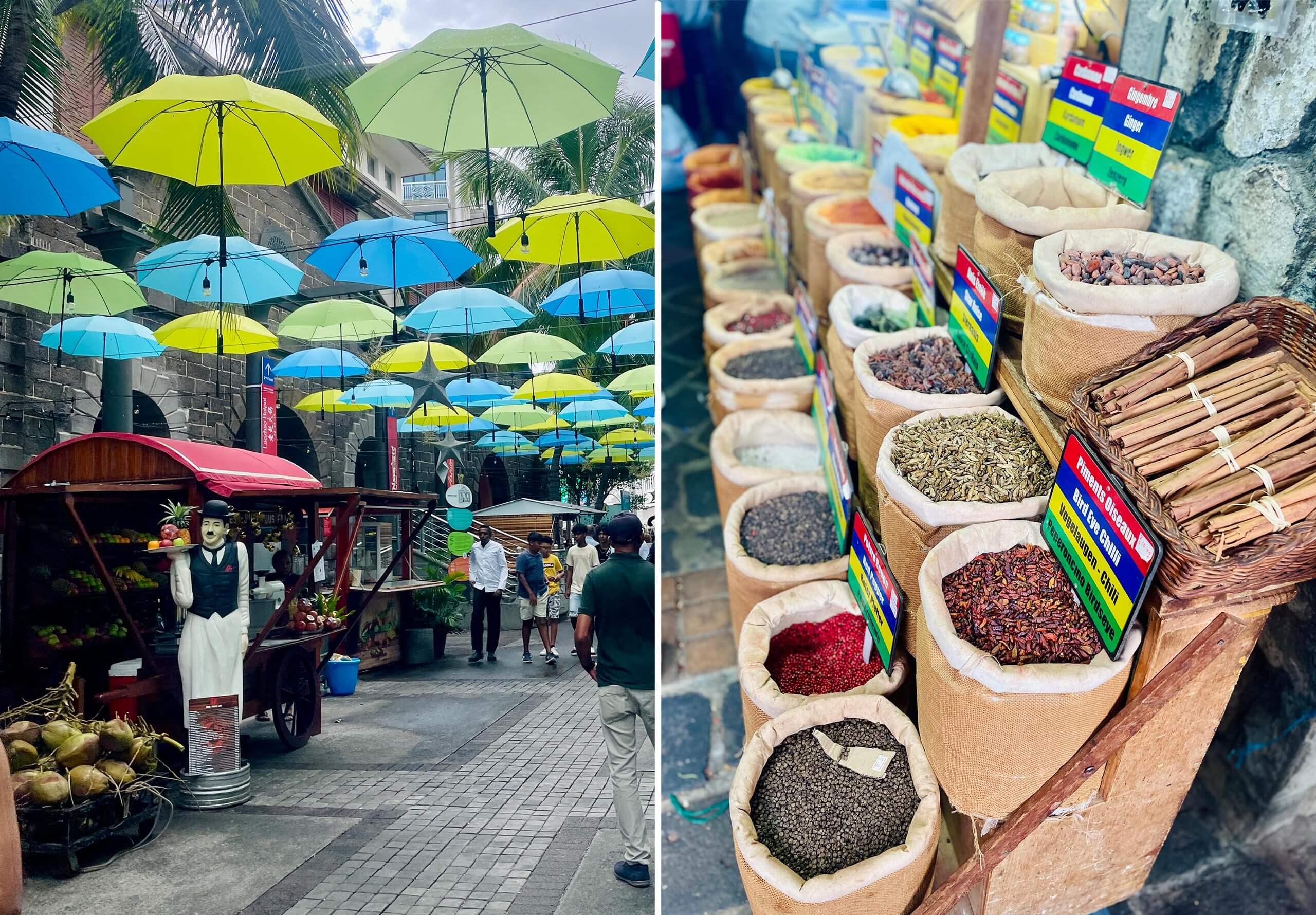 Mauritius Port Louis Umrella Square