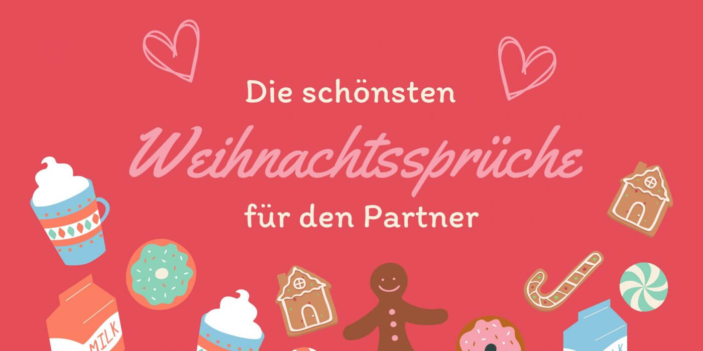 Weihnachtssprüche für den Partner süß, kreativ & lustig