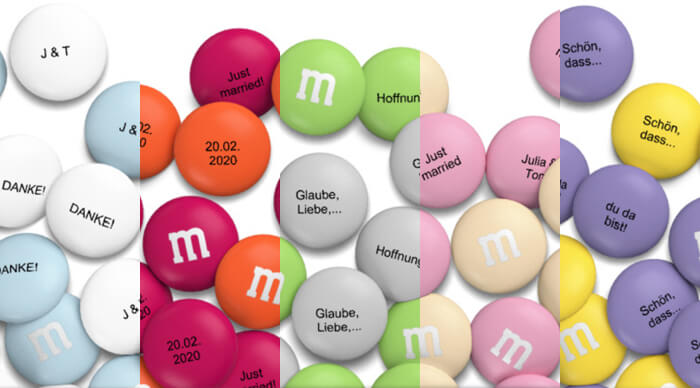 Personalisierte M&M'S: Ein tolles Gastgeschenk - so einfach geht's!