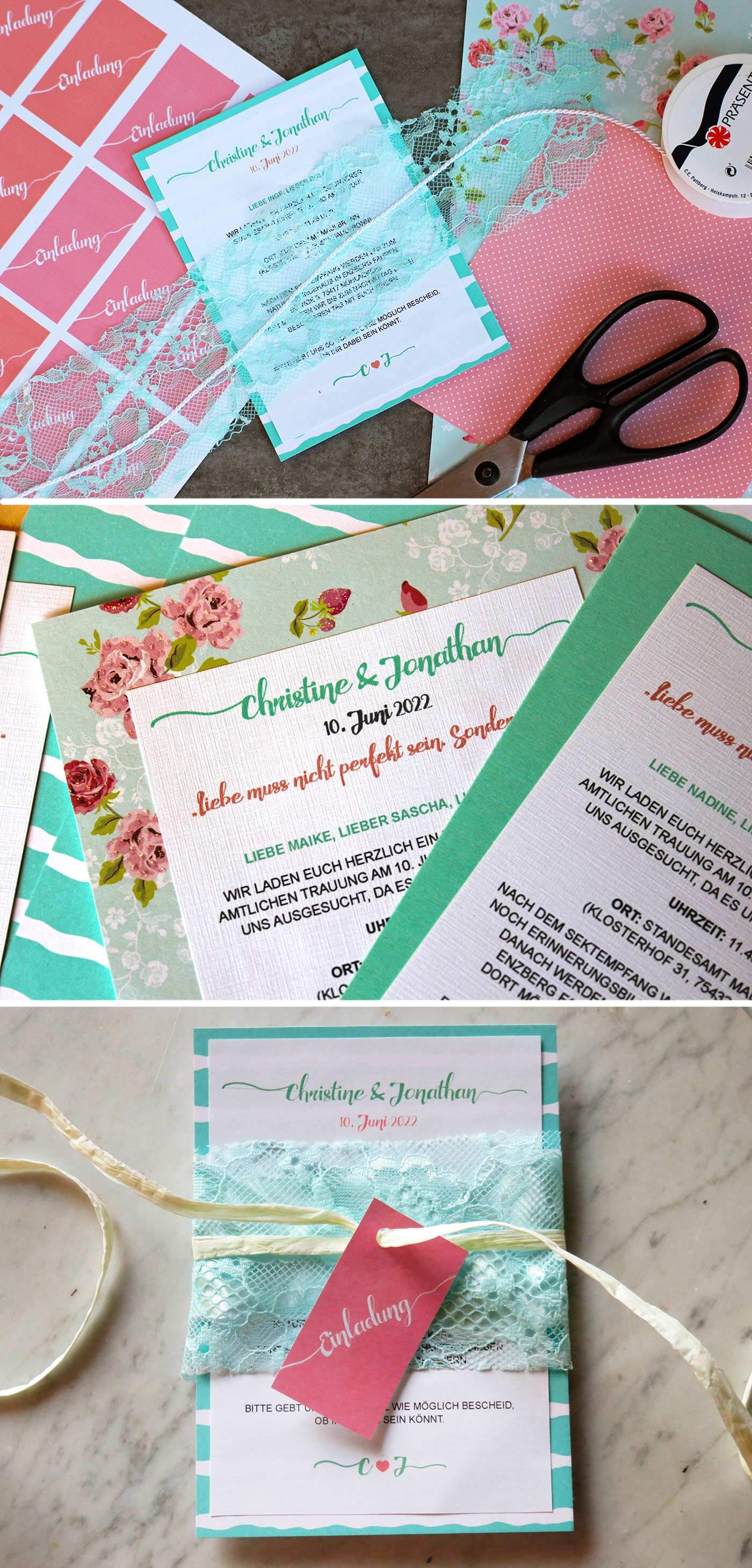 Hochzeitseinladungen Selber Basteln 13 Diy Ideen And Beispiele