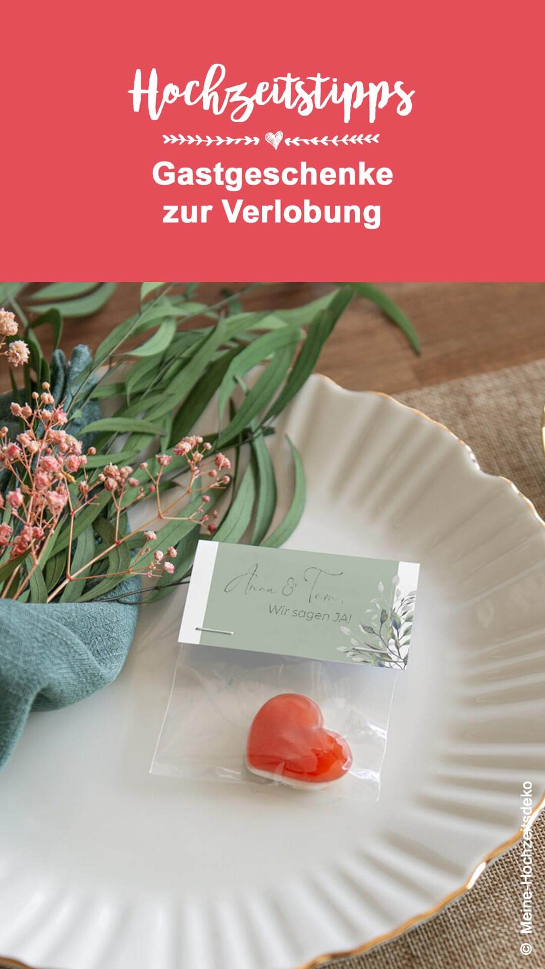 Verlobungs Gastgeschenke