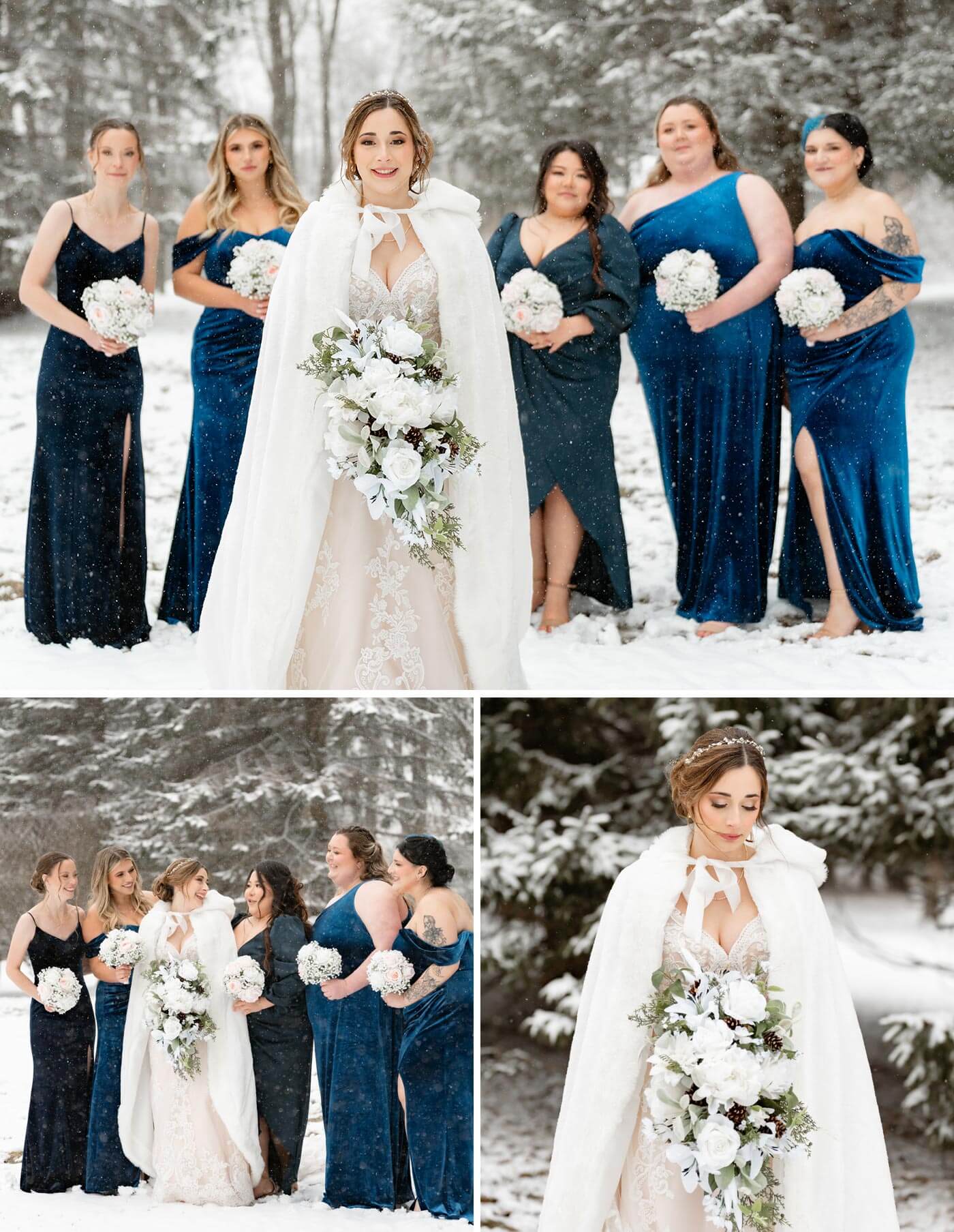 Winterhochzeit Kleid